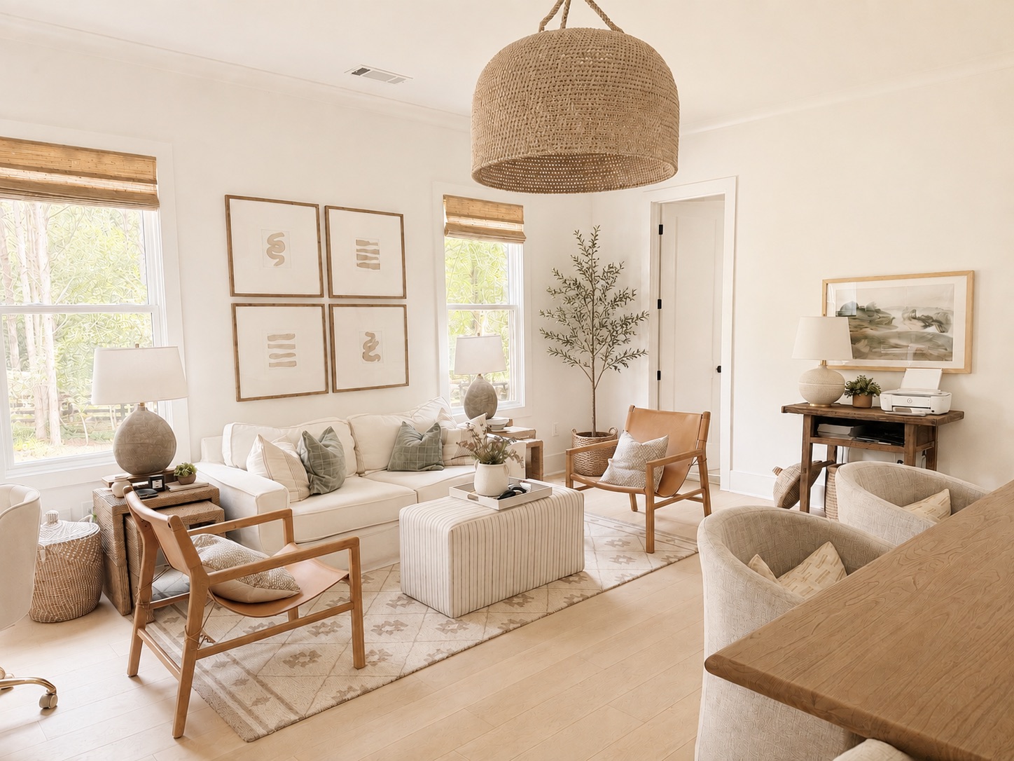 Flexible main-level suite
